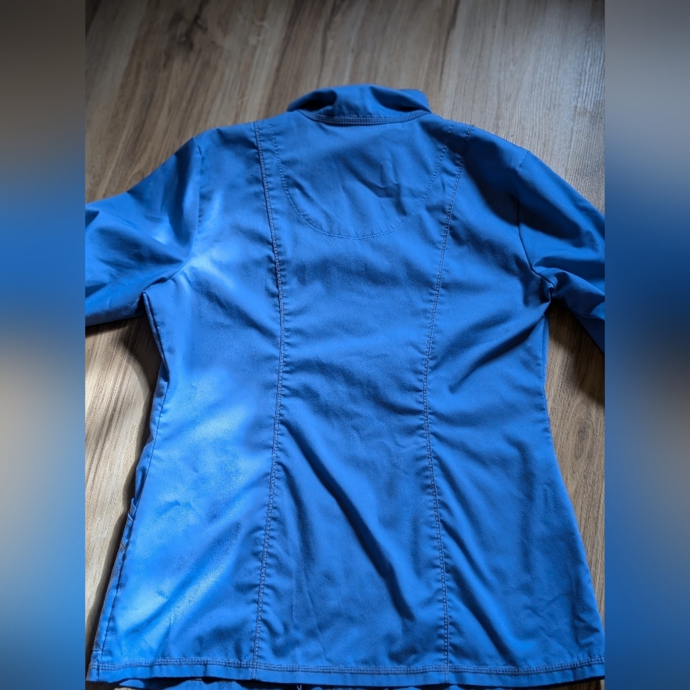 Women Dickies Medium Blue Soft shell Windbreaker Springcore Outdoors Retro 90s - Picture 5 of 8